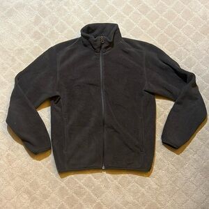 UNIQLO Dark Green Sherpa Full Zip. Size: S